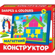 Настільна гра. Магнітний конструктор. SHAPES & COLOURS
