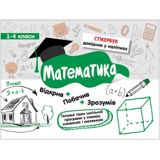 Математика. 1-4 класи Стікербук