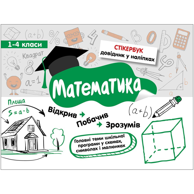 Математика. 1-4 класи Стікербук