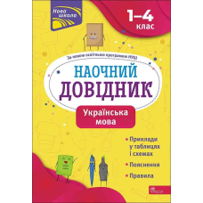 Наочний довідник. Українська мова. 1-4 клас Нова школа Олена Медведь